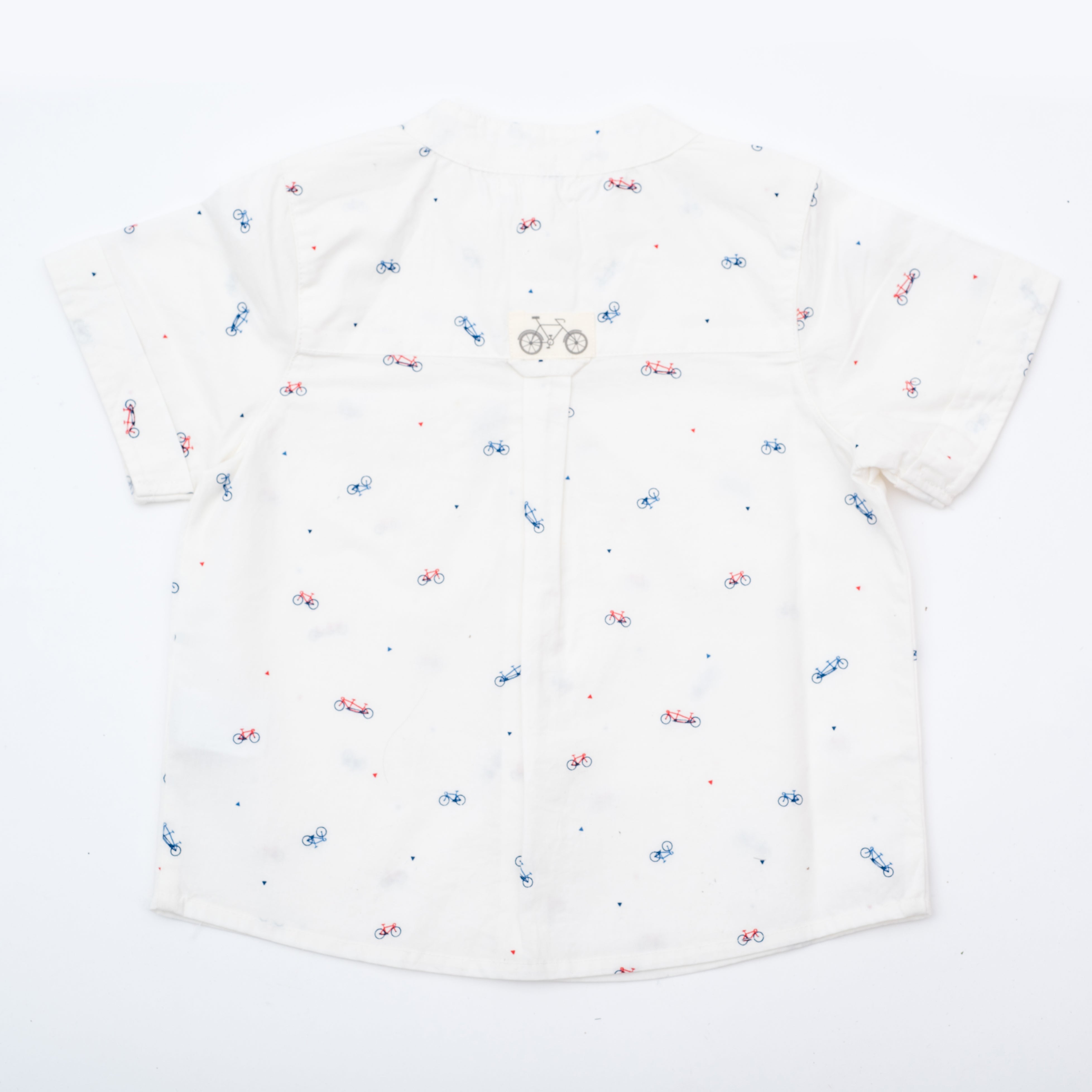 cycle print poplin shirt