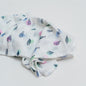 organic cotton fish on polka dots swaddle blanket