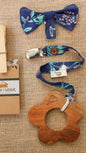 Neem Wooden Teethers (with pacifier clips)