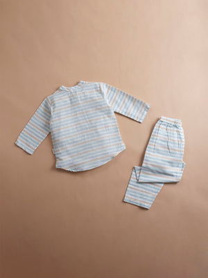 Sky sand stripes loungewear