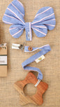 Neem Wooden Teethers (with pacifier clips)