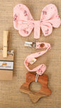 Neem Wooden Teethers (with pacifier clips)